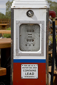 旧天然气泵古董运输活力柴油机气体概念车站服务站燃料汽油图片