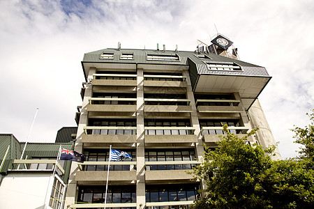 Nelson 新西兰市风景城市建筑物爬坡图片
