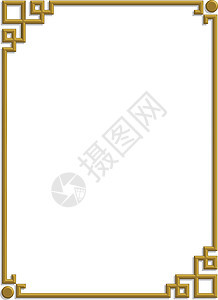 金框木头空白画廊正方形博物馆装饰品镜子金子白色黄色图片