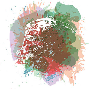 Grunge趋势手工制作的飞溅背景 用于打印 网络图片