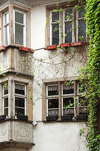 欧洲旧建筑的法卡德场景城市文化房子旅行窗户历史生活首都石头图片