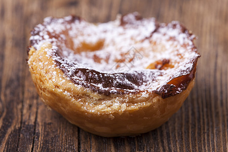 葡萄牙美食奶油黄色白色乡村食物木头糕点蛋糕甜点奶油状图片