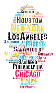 美国城市名单 美国城市台面图片