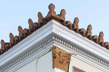 石器屋顶装饰石木文化天空旅游红色建筑学地标历史性旅行图片