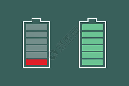 电池充电量小且满图片