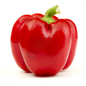 红铃辣椒尾巴红色蔬菜横截面绿色对象白色健康饮食食物图片