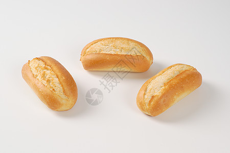 脆皮炸鸡新鲜微型面包机白色脆皮面包痛苦食物背景