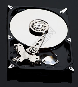 计算机硬磁盘驱动器电子电脑磁铁背景设备行业部分黑色储物技术图片