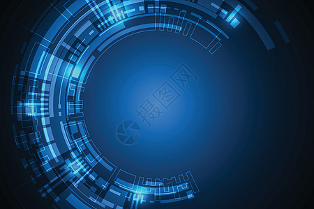 矢量抽象背景技术概念推介会科学几何学出版物插图蓝色运动商业电脑电子背景图片