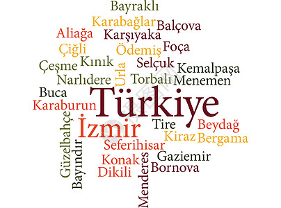 土耳其城市伊兹密尔(Izmir)的字云小区图片