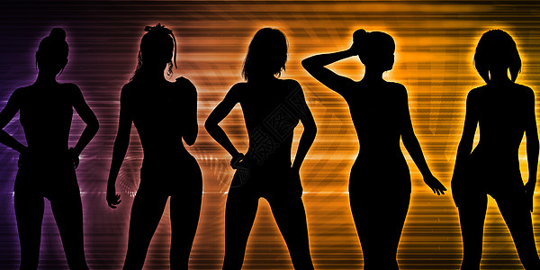 跳舞的人俱乐部女性热情插图夜生活射线乐趣辐射狂欢娱乐图片