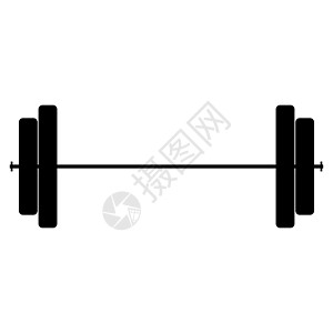 barbell 黑色图标图片