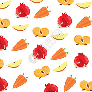 果子背景石榴石绝缘白色美食产品李子插图蔬菜收成图片