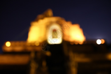 夜光闪亮 大帕塔宝塔寺庙金子地标文化旅游建筑游客宗教旅行背景图片