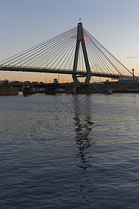 悉尼黄昏时的安扎克桥图片