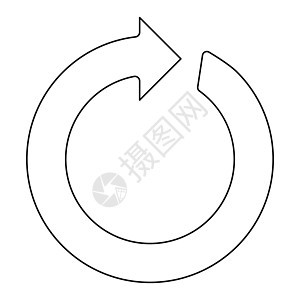 圆箭头黑色图标领导按钮回收罗盘运动光标互联网收藏背景图片