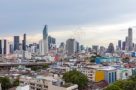 曼谷天线日落商业摩天大楼城市天空景观地标场景酒店街道建筑图片