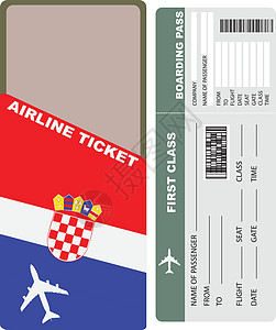 克罗地亚头等舱飞机票克罗地亚图片