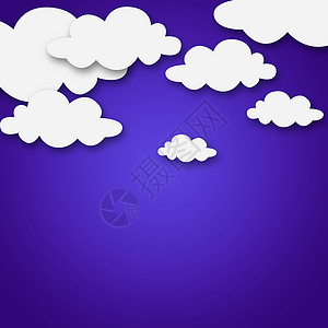 天气卡通墙纸海报天空插图季节框架卡通片艺术品气象紫色背景图片