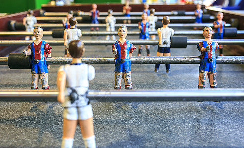 巴塞罗纳皇家马德里足球运动员攻击游戏玩家娱乐数字团队桌子乐趣运动玩具图片