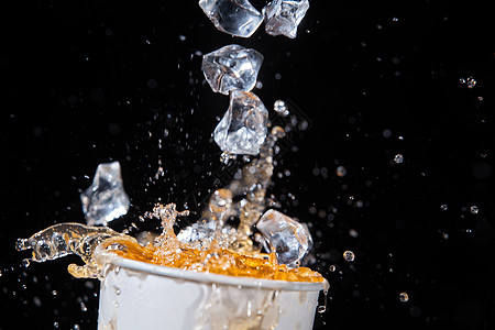 果汁和冰液体柠檬烹饪补品饮料工作室气泡热带可乐玻璃图片