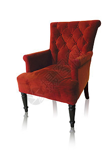 棕色老手椅在白色剪切路径上被隔离奢华沙发衣服装潢木头座位扶手椅皮革雕刻纺织品图片