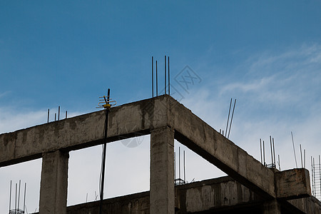 建筑建设中使用的建筑结构图金属构造建筑学工厂商业工业技术工人起重机水泥图片