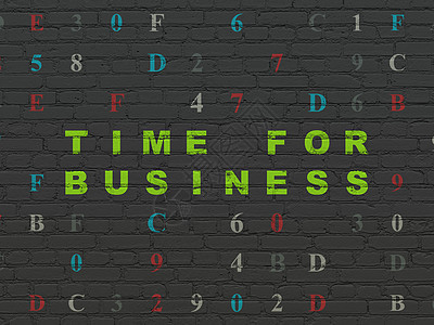 时间线概念时间为业务在墙上背景倒数数字日程代码历史黑色商业绿色字母展示图片