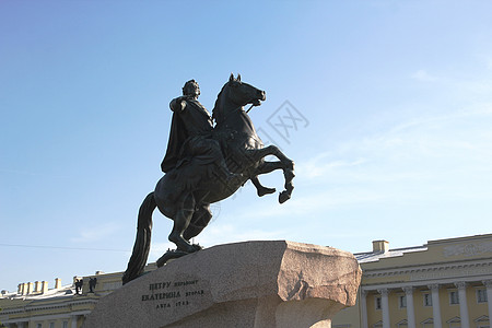 铜骑士 彼得一世圣彼得堡沙皇的纪念碑国王会议建筑学地标旅行骑士君主创始人历史旅游图片