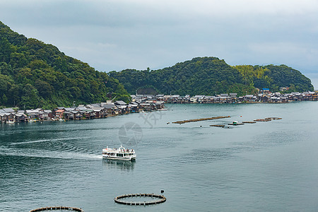 京都的印度河海洋木头巡航房屋植物住宅半岛建筑学游客建筑图片