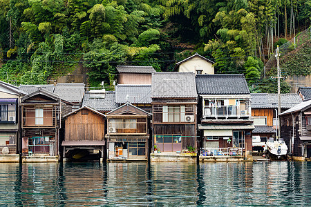 Ine Cho水屋城市旅行地标海景旅游爬坡房子场景顶峰海洋图片