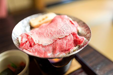 日本沙布日文蔬菜用餐火锅食物烹饪盘子图片