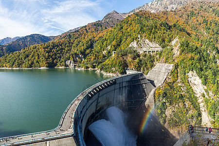 富山的Kurobe大坝图片