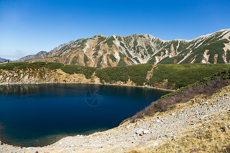 日本塔特山游客踪迹路线农村水库水池旅游地标旅行池塘图片