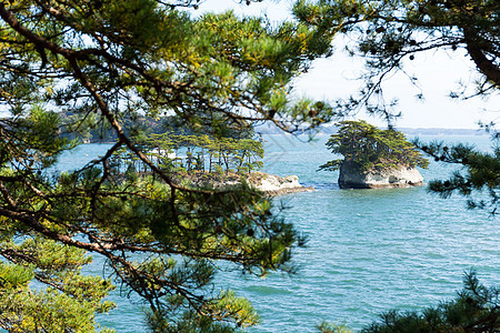 松岛旅游支撑公园旅行蓝色太阳游客晴天场景海岸图片