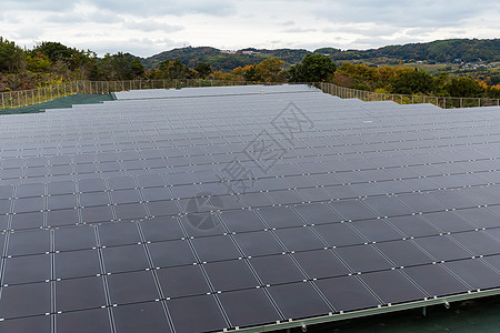 太阳能电池板厂技术阳光建筑力量经济晴天细胞生态蓝色集电极图片