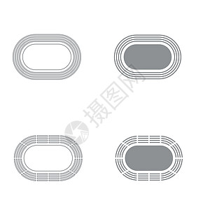 球场灰色集图标图片
