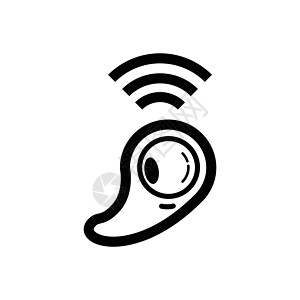 无线耳听器图标图片