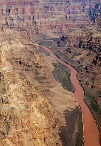 大峡谷空中观景砂岩山脉蓝色红色绿色地质学峡谷岩石国家橙子图片