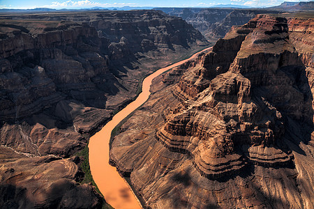 大峡谷空中观景地质学天线地形公园石头山脉冒险场景旅行国家图片