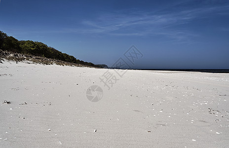 波罗的海海岸的桑迪海滩图片