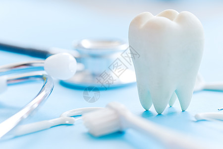 牙科牙医卫生背景牙刷工具医疗打扫健康蓝色医生磨牙药品矫正图片