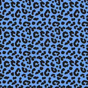 豹皮无缝图案 非洲动物概念无尽的背景重复纹理 矢量图动物园异国情调风格毛皮猎豹材料荒野皮肤墙纸图片