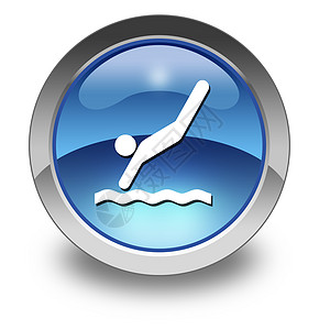 图标 按钮 像形图潜水贴纸潜水员竞赛水池插图游泳池指示牌文字纽扣海滩图片