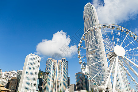 香港办公室天际金融景观天空市中心蓝色商业建筑车轮图片