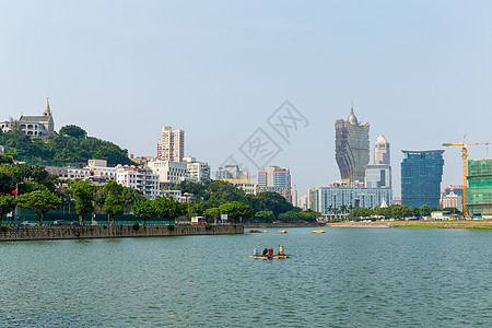 澳门城市建筑植物酒店地标摩天大楼市中心爬坡公园景观天际图片