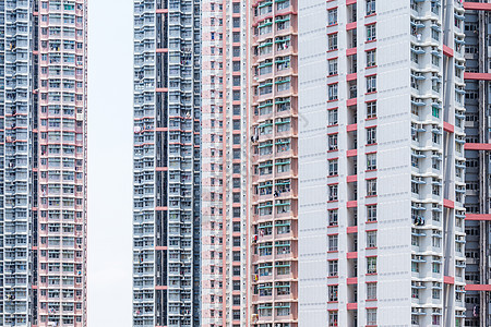 现代建筑的表面面城市住房密度居民公寓商业窗户建筑学摩天大楼建造背景图片
