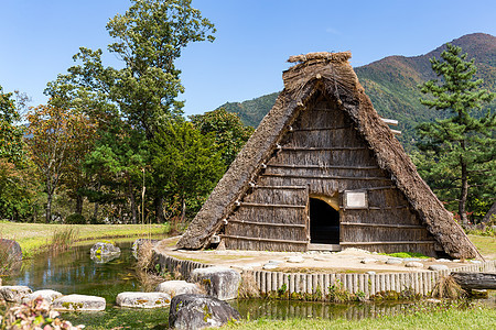 白川老乡村庄小屋农村旅行农场种植园建筑学文化植物世界图片