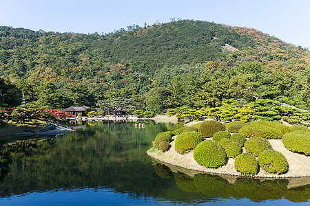 美丽的日本花园 里瓜林花园图片