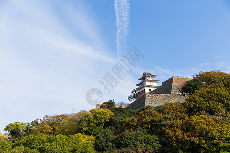 马鲁伽梅城堡历史旅游建筑建筑学天空旅行蓝色地标四国传统图片